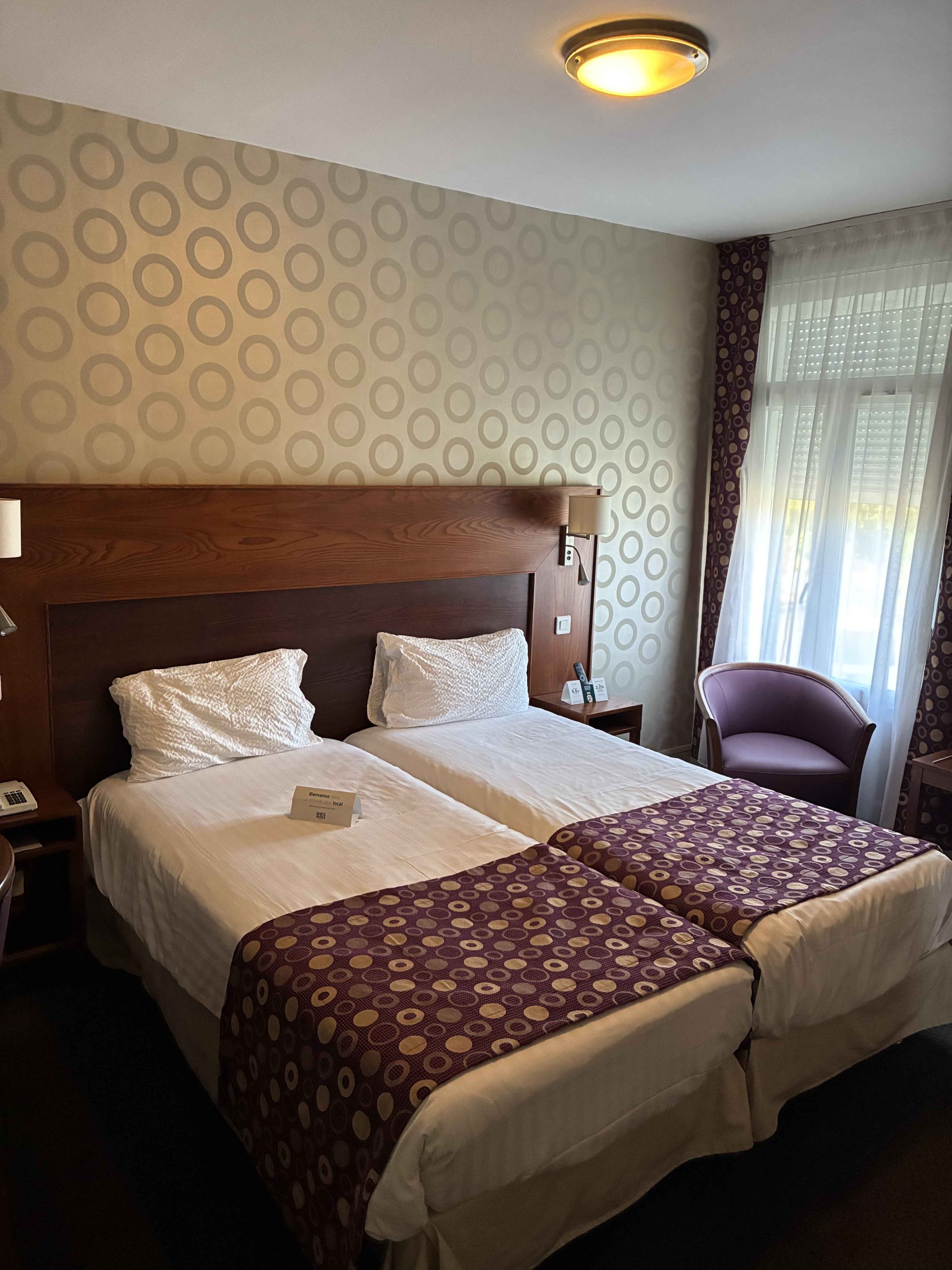 Chambre twin avec deux lits simples