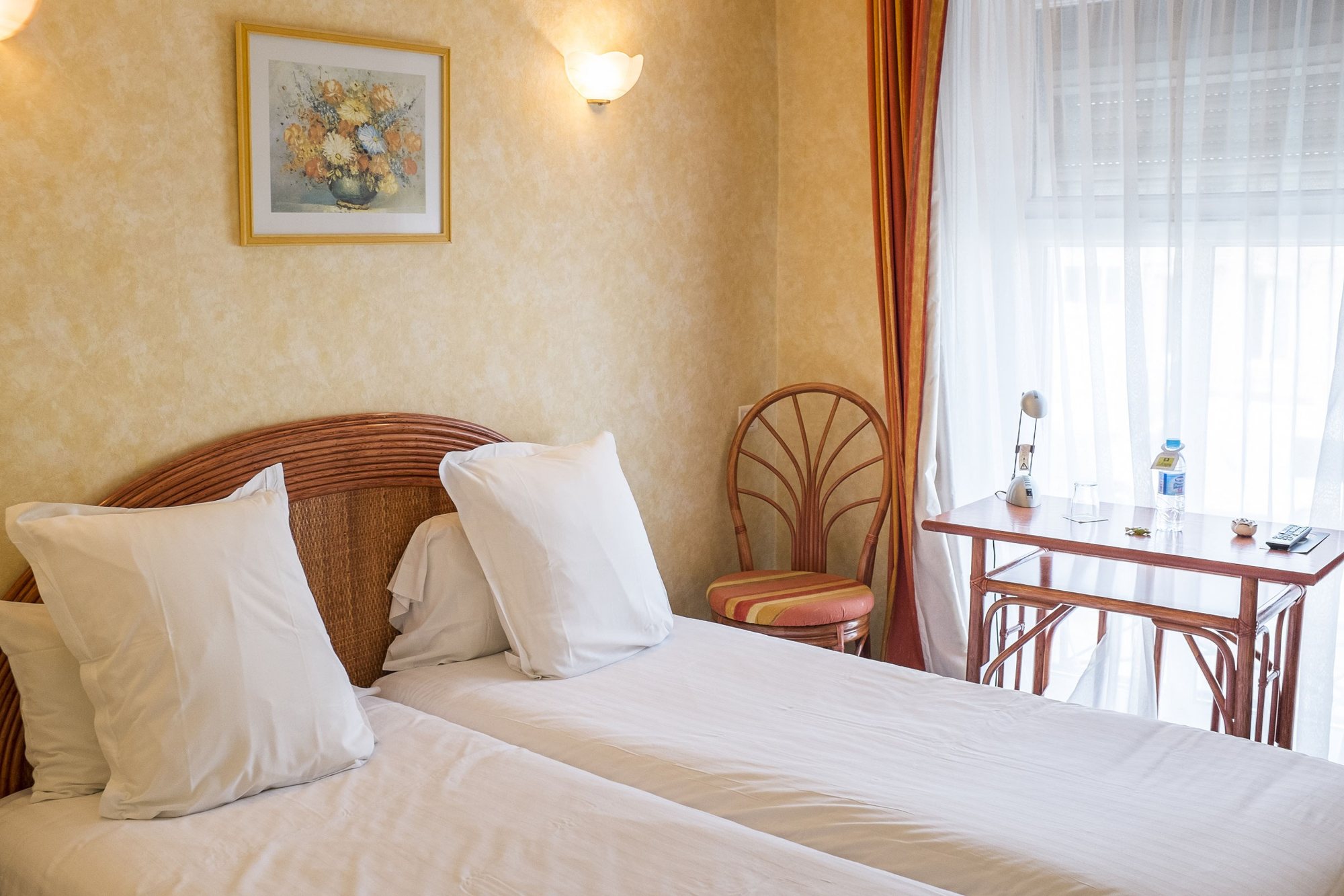 Une chambre à 2 lits